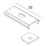 DELTA LIGHT - SLM26L - fixation set [2pcs] - 23358 1410