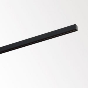 Profilé d éclairage noir rectiligne de 3 m pour ruban LED