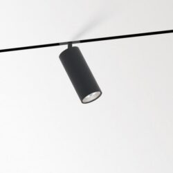 Détails visibles de Spot LED sur rail 48V noir dimmable SPL14 SPY 39 pour Éclairage sur rail