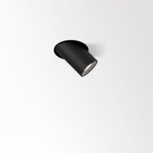 Spot encastrable noir orientable avec faisceau directionnel et finition trimless