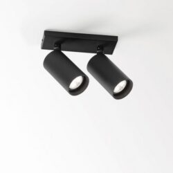 DELTA LIGHT - Spyco On 2 Hi spot apparent 1x35W GU10 noir - 414 353 20 B