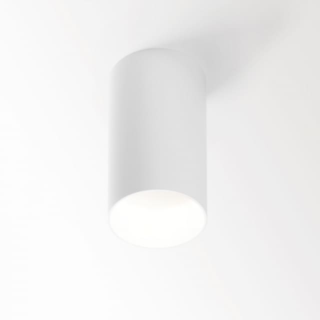 DELTA LIGHT BOXY R Spot plafond blanc Spot plafond en saillie blanc cylindrique pour ampoule GU10