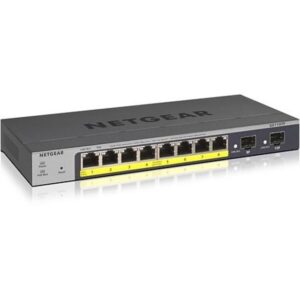DIVERS NETWERKEN - NETGEAR Smart 8-Port Gigabit Smart Switch - 8x10/100/1000 (PoE)+ 2xSFP - 5499858