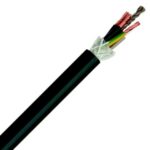 DIVERSE KABELS - Ascenseur souple rond élément de traction 500V classe 6 PVC noir 12G1mm² - 00601003