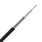 DIVERSE KABELS - COAX 50 OHM PVC 5MM NOIR-ECA - RG58CU-MIL-ECA. B 1000