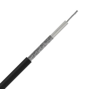 DIVERSE KABELS - COAX 50 OHM PVC 5MM NOIR-ECA - RG58CU-MIL-ECA. B 1000