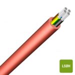 DIVERSE KABELS - Câble silicone +180°C 500V LS0H brun/rouge 2X1