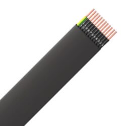 DIVERSE KABELS - Câble souple plat pour ascenseur 750V PVC noir 12G1
