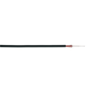DIVERSE KABELS - Coax 75 Ohm MIL-C-17F PVC noir multibrin acier cuivré 6
