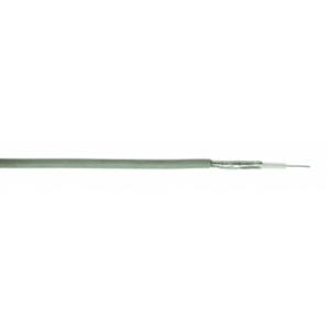 DIVERSE KABELS - Coax 75 Ohm PVC blanc massif cuivre étamé 2x blindage 6