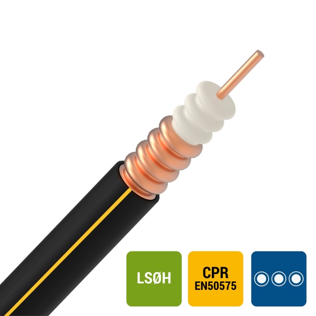 DIVERSE KABELS - Coax LS0H FRNC20 20mm intérieur >80m 75 ohm Voo Telenet Cca s1d2a1 - C0AXTVIN20-CCA B 500 DIVERSE KABELS - Coax LS0H FRNC20 20mm intérieur >80m 75 ohm Voo Telenet Cca s1d2a1 - C0AXTVIN20-CCA B 500