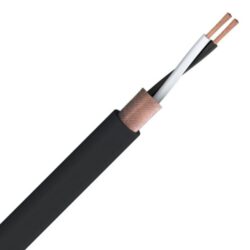 DIVERSE KABELS - Microphone multi gaine PVC isolation PVC blindage global tresse CU 2x0