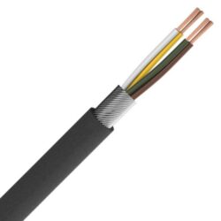 DIVERSE KABELS - Microphone multi gaine PVC isolation PVC blindage global tresse CU 4x0
