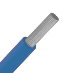 DIVERSE KABELS - SiAF fil silicone haute température souple étame +180°C Blue 1