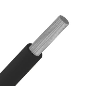 DIVERSE KABELS - SiAF fil silicone haute température souple étame +180°C Noir 2