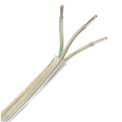 DIVERSE KABELS - TRANSPARANT PVC+PVC 3X0