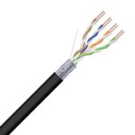 DRAKA - F/UTP CAT5E 4P PE Fca Exterieur Noir - 60016747