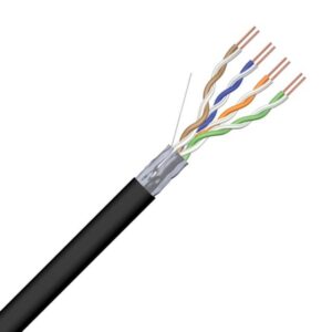 DRAKA - F/UTP CAT5E 4P PE Fca Exterieur Noir - 60016747
