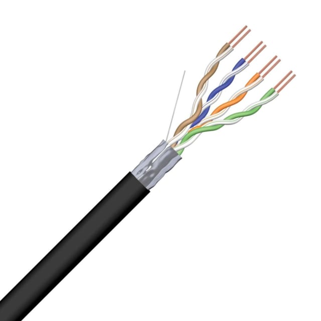 DRAKA - F/UTP CAT5E 4P PE Fca Exterieur Noir - 60016747 DRAKA - F/UTP CAT5E 4P PE Fca Exterieur Noir - 60016747