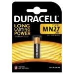 DURACELL - Pile Alkaline Security - 12V - MN27 / A27 / V27A - blister 1 pc. - 5000394023352