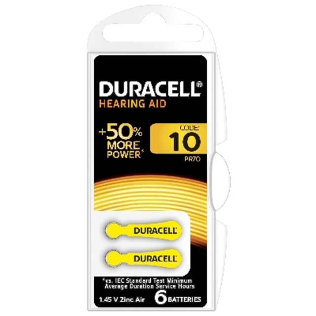 DURACELL - Pile Hearing Aid EasyTab - 1 DURACELL - Pile Hearing Aid EasyTab - 1
