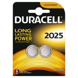 Pile bouton lithium 3V 2025, configuration visible