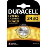 DURACELL - Pile Specialty Lithium - 3V - 2430 / DL2430 / ECR2430 / CR2430 - 1 pc. - 5000394030398
