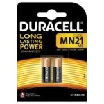 DURACELL - Pile alcaline Security - 12V - MN21 / A23 / V23GA / 3LR50 - blister 2 pcs. - 5000394203969
