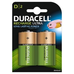 DURACELL - Pile rechargeable Recharge Ultra - D - 3000mAh - NiMH - blister 2 pcs. - 5000394055995