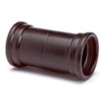 DYKA PLASTICS - Manchon PPC 50mm FF à joints noir - 20023394