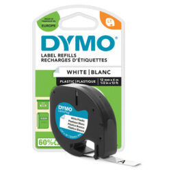 DYMO - LETRATAG TAPE PLASTIC PARELWIT - DYM-S0721660