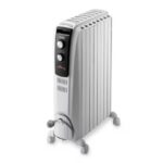 DeLonghi - Radiateur à huiles Dragon 2000W 8 éléments thermostat timer 24h position eco - DLTRDX40820DE