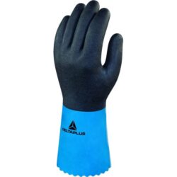 Deltaplus - Gants Chemsafe Plus VV836 T10 PVC/NITRIL 30CM BL - VV836BL10
