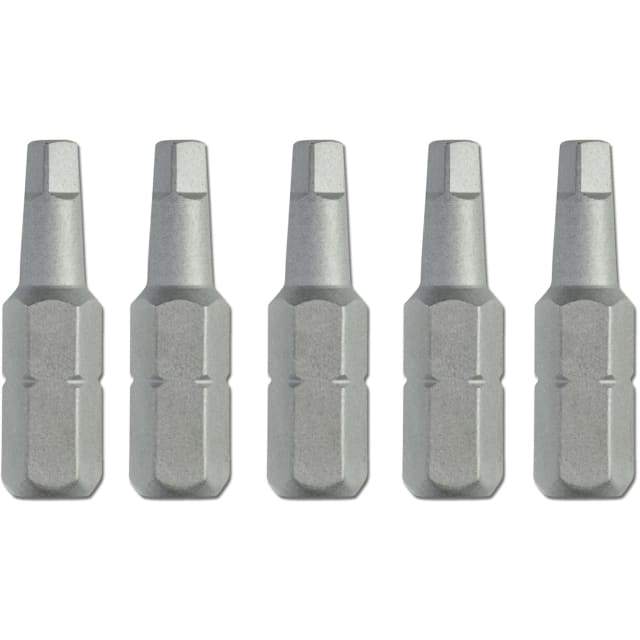 Embout carré n°3 25 mm Dewalt DT7172-QZ Lot de cinq embouts carrés n°3 de 25 mm pour visseuse
