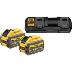 Dewalt - 54V XR FLEXVOLT Pack de démarrage (2x batterie DCB547 + chargeur XR multivoltage - DCB132X2-QW