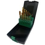 Diverse Materialen - COFFRET TARAUDS + FORETS MULTI HSS-E + TIN M3-M12 COMBO+TIN - 300COF312G