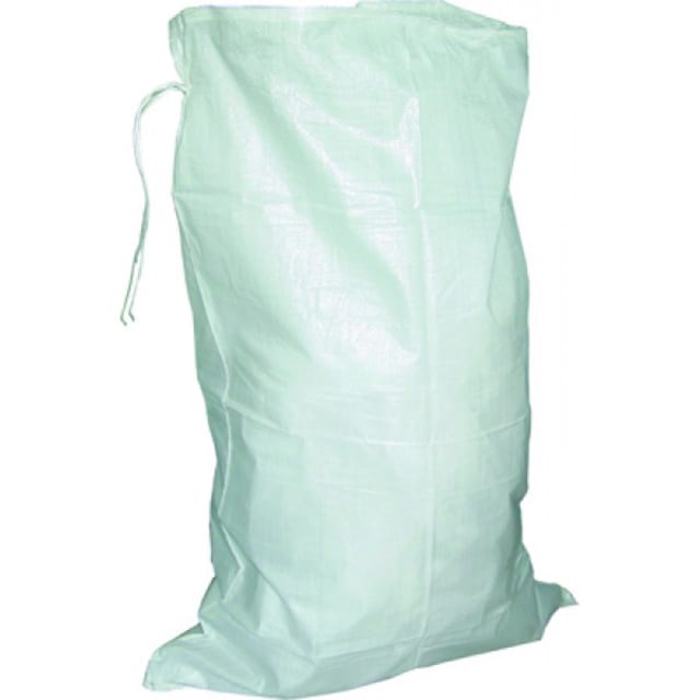 Sac à gravats tissé Diverse Materialen Sac à gravats tissé vert clair avec cordon de serrage 65 x 100 cm