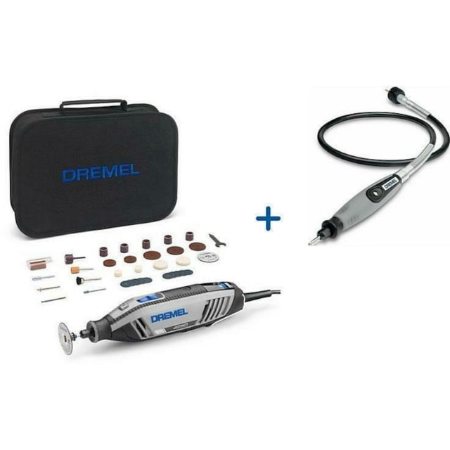 Dremel Outil multifonction 175 W Outil multifonction 175 W avec arbre flexible, coffret de transport et accessoires de ponçage