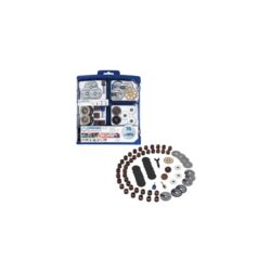 Coffret d accessoires multifonction pour outil rotatif avec disques brosses mandrins et embouts de perçage