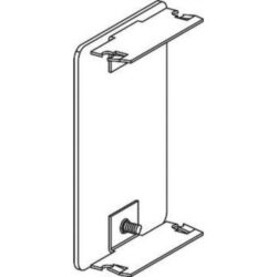 Ductel - Plaque de finition en aluminium blanc laqué pour Ductel Twist