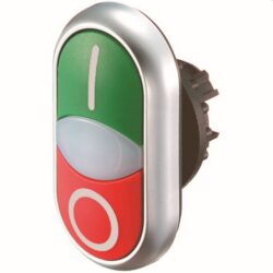 EATON - Bouton poussoir double I-0 rouge vert - 216700