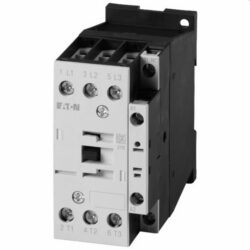 Contacteur de puissance 17A 3P+1NO 24V, configuration visible