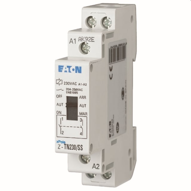 EATON - Contacteur 20A-2P-230V-AUTO-2NO - 265574 EATON - Contacteur 20A-2P-230V-AUTO-2NO - 265574