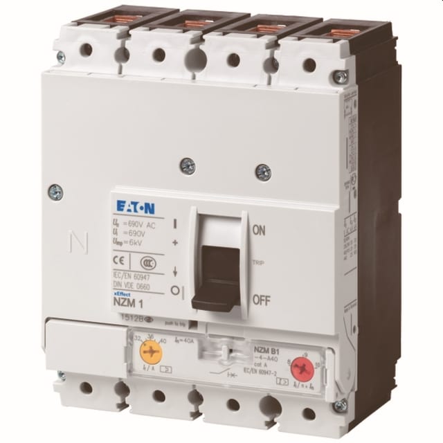 EATON - DISJ 4P PROT CABL 160A 25KA NZM1 - 281243 EATON - DISJ 4P PROT CABL 160A 25KA NZM1 - 281243