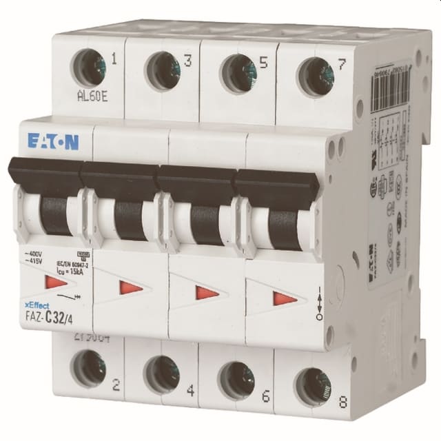 EATON - DISJ MOD COURBE C 63A 4P - 279067 EATON - DISJ MOD COURBE C 63A 4P - 279067