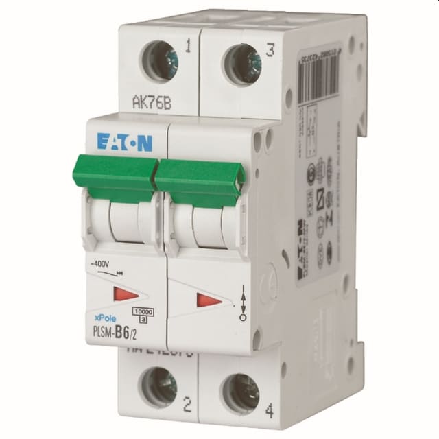 EATON - Disjonct.2P 6A 10kA C - 242399 EATON - Disjonct.2P 6A 10kA C - 242399