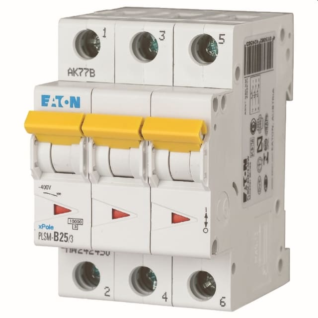 EATON - Disjonct.3P 25A 10kA C - 242476 EATON - Disjonct.3P 25A 10kA C - 242476