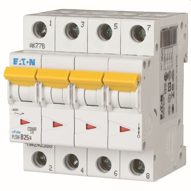 EATON - Disjonct.4P 25A 10kA C - 242614 EATON - Disjonct.4P 25A 10kA C - 242614