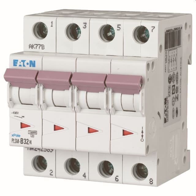 EATON - Disjonct.4P 32A 10kA C - 242615 EATON - Disjonct.4P 32A 10kA C - 242615