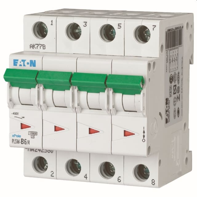 EATON - Disjonct.4P 6A 10kA C - 242606 EATON - Disjonct.4P 6A 10kA C - 242606
